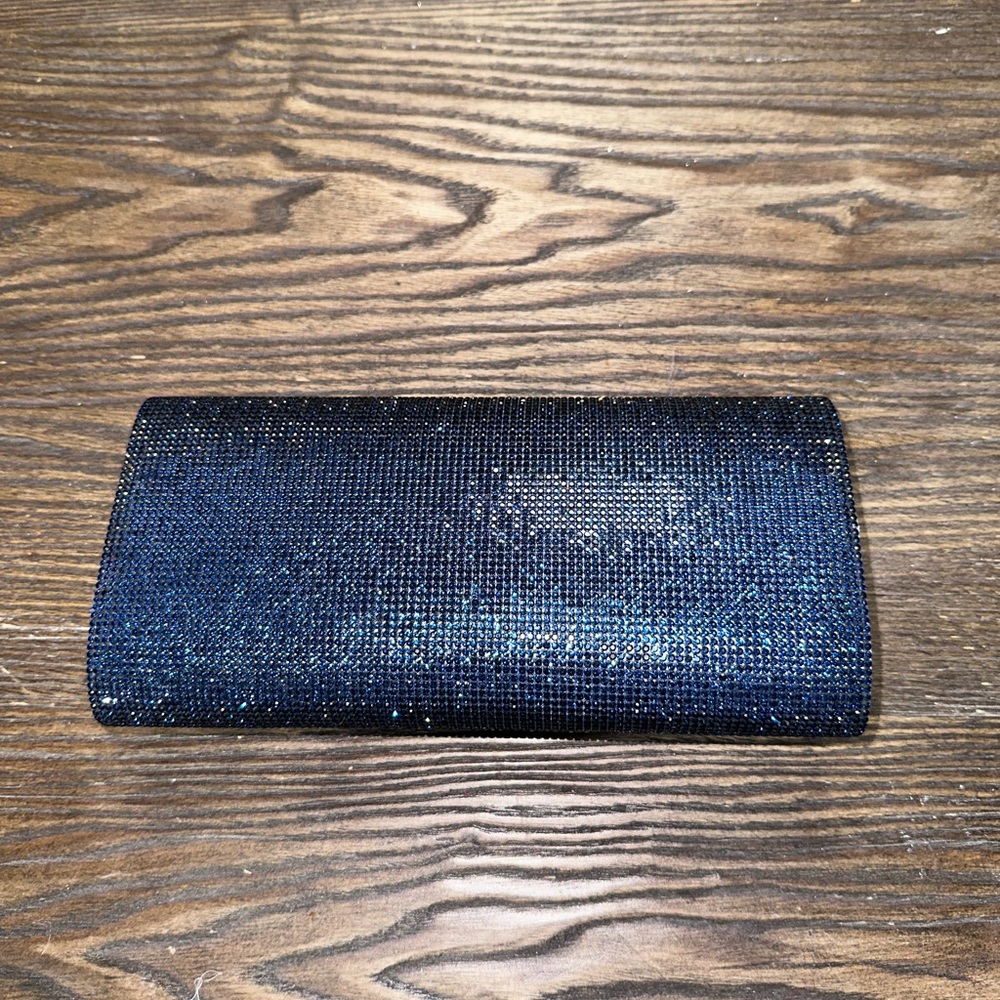 Like New Navy Sparkle Purse